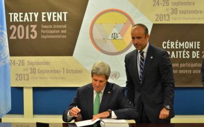 World’s biggest arms exporter signs the Arms Trade Treaty!